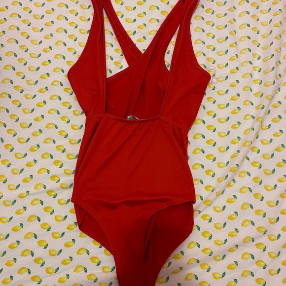 Red body suit - Picture 2 of 4
